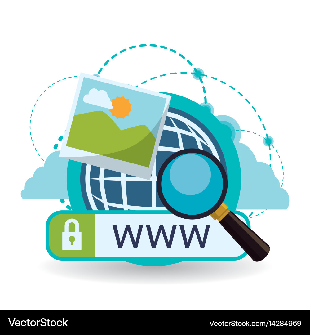 Cloud computing design media icon isolated vector image