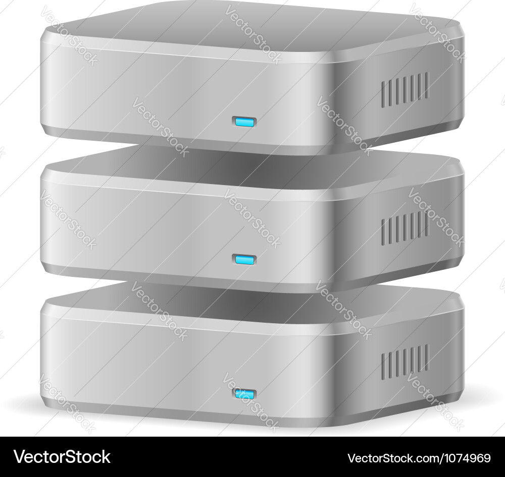 Database Concept Icon vector image