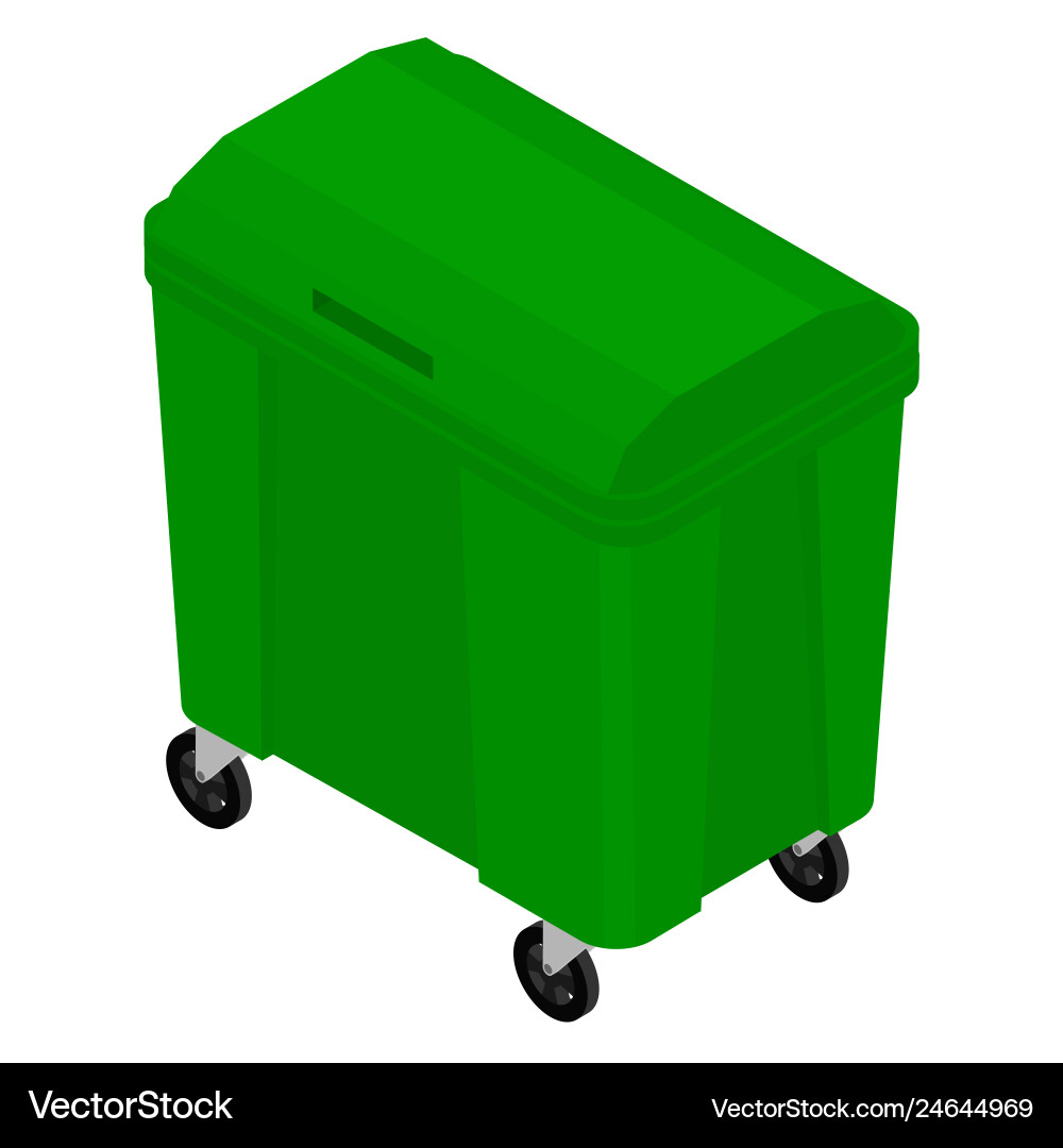 Garbage trash container Garbage trash container vector image
