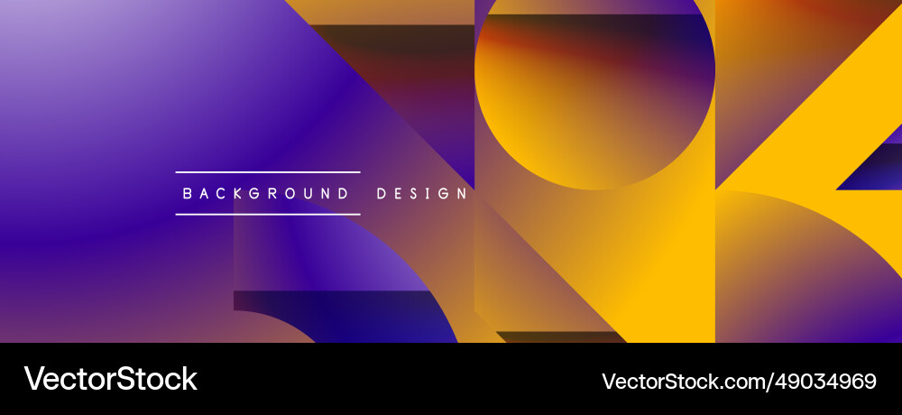 Simple geometric forms - dynamic Simple geometric forms - dynamic Vector Image