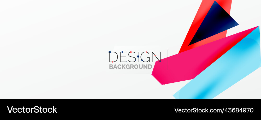Background abstract overlapping shapes minimal Vector Image