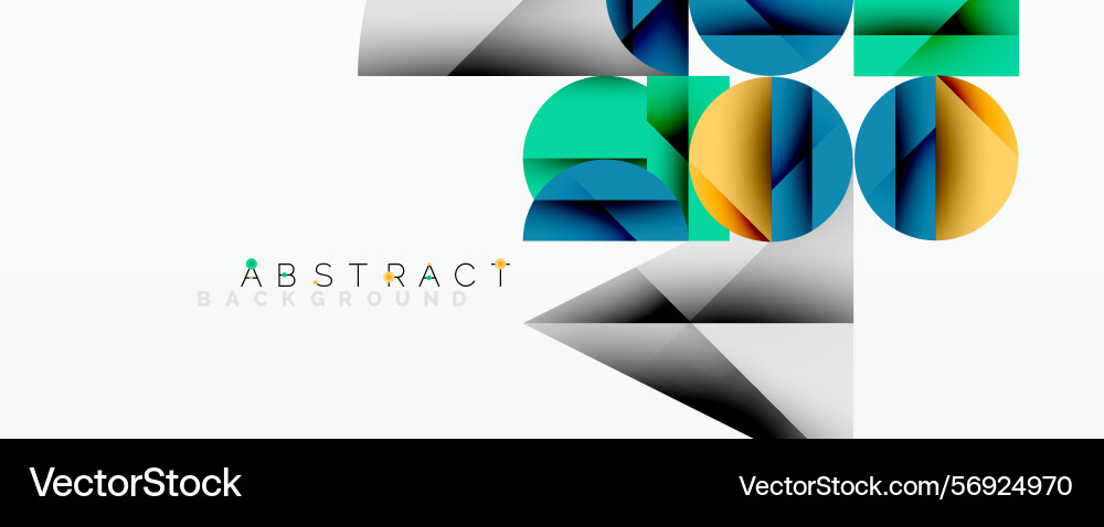 Modern abstract design geometric shapes overlap Vector Image