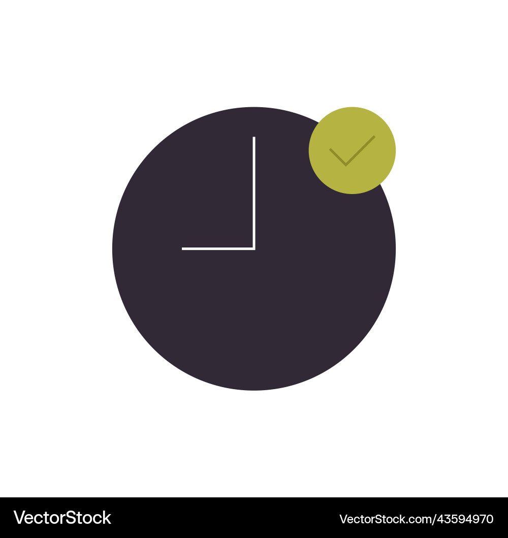 Simple approve related icon and accepted elements Simple approve related icon and accepted elements vector image