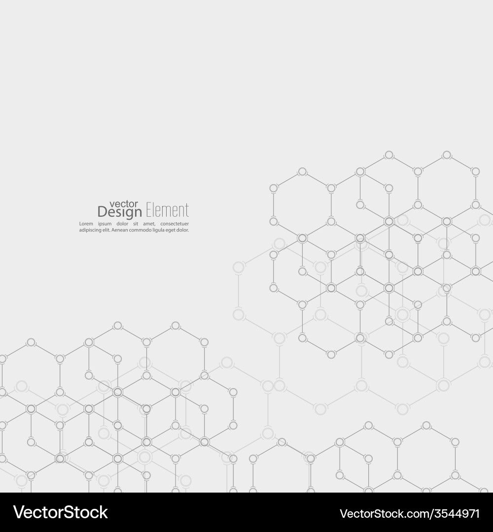 DNA Structure Abstract Background Vector Image