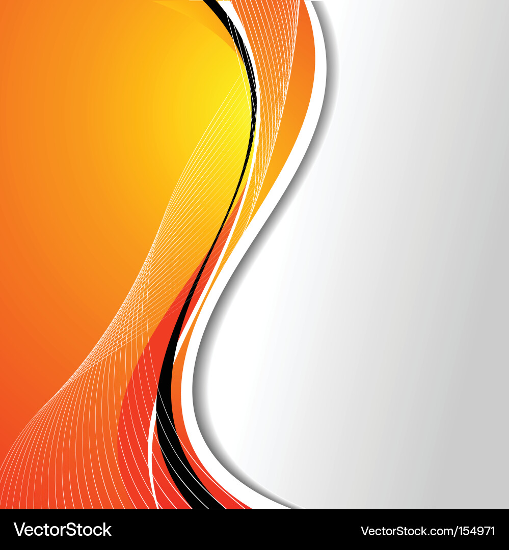 Dynamic Color Wave Background Vector Image