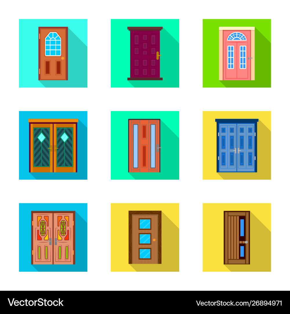 Isolated object architecture and modern logo Vector Image