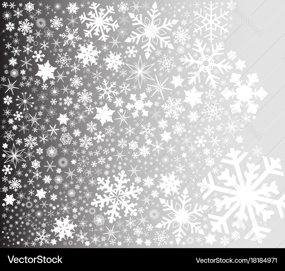 Snowflake fade vector image