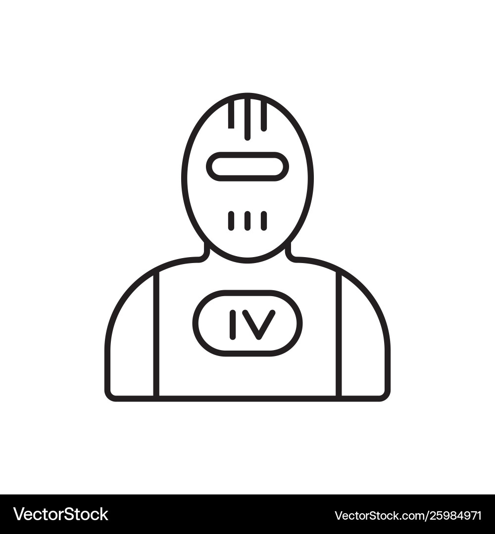 Terminator robot icon - artificial Terminator robot icon - artificial vector image