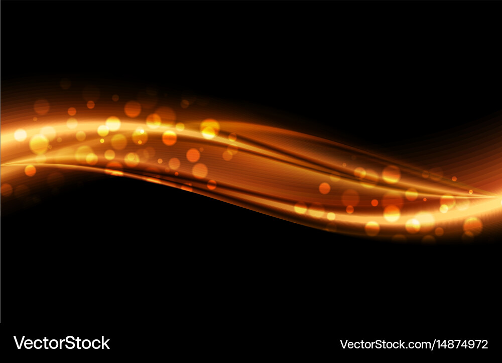 Abstract color wave design element vector image