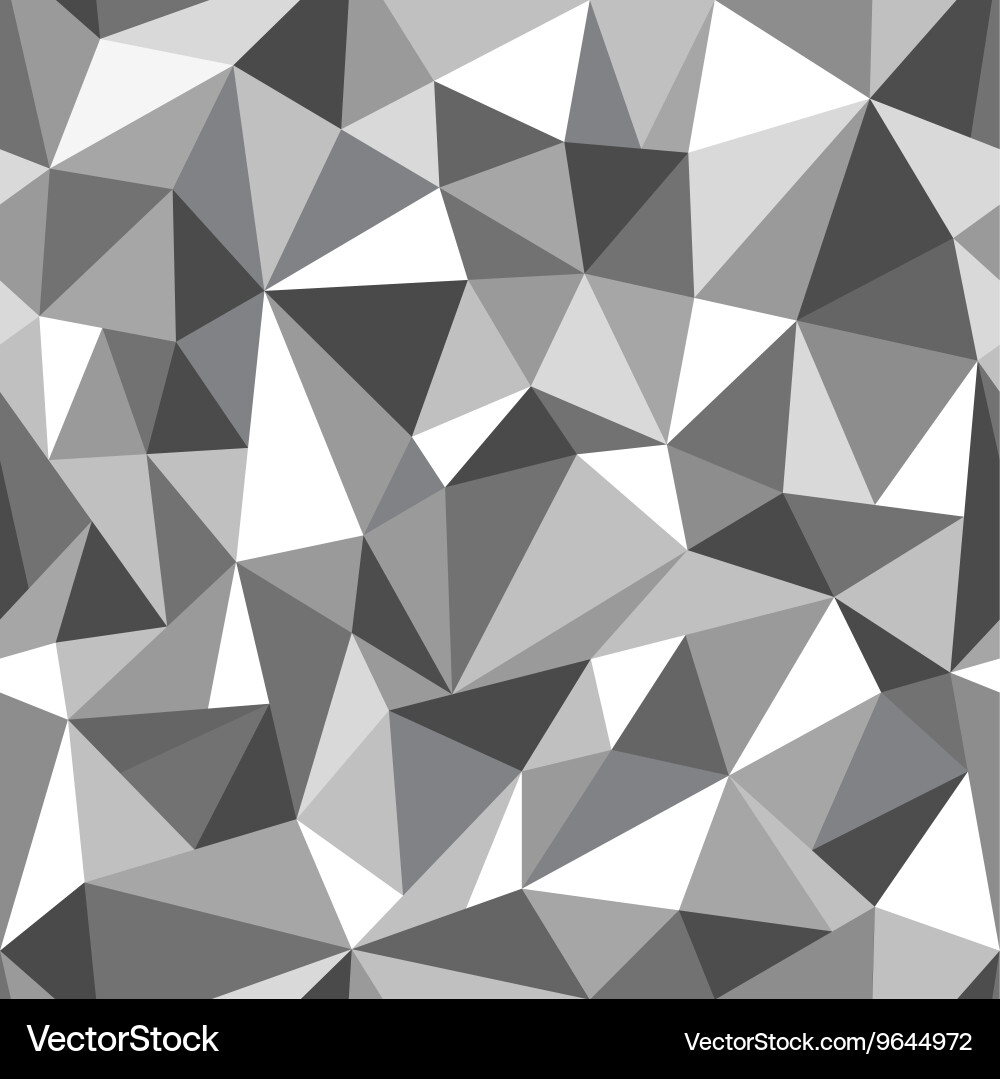 Triangles seamless pattern vector image