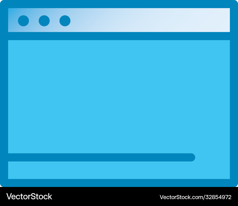 Website page line and gradient style icon vector image