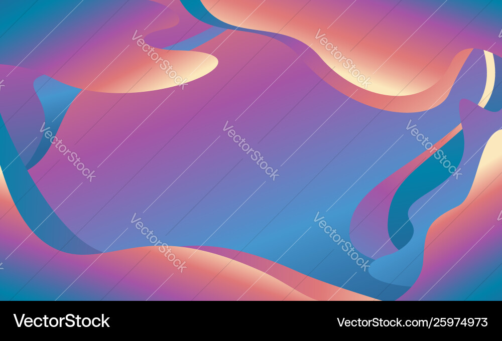 Abstract Fluid Color Background vector image