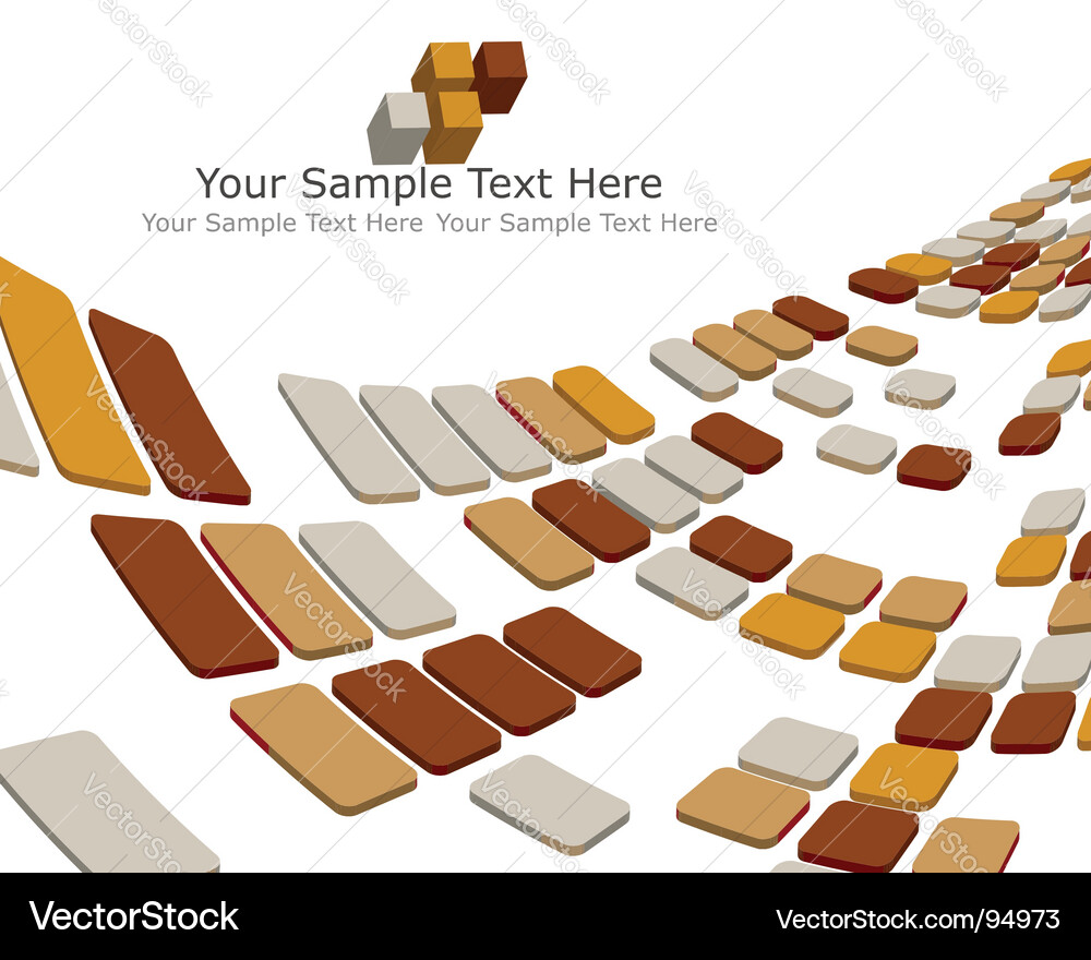 Checked background vector image
