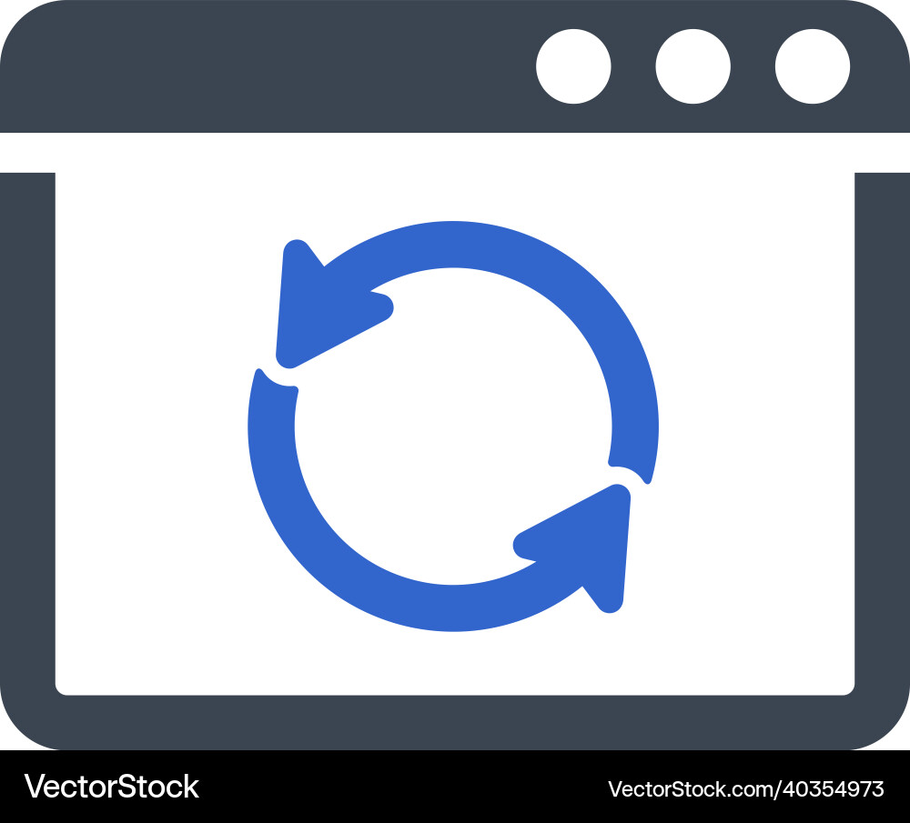 Page loading icon vector image