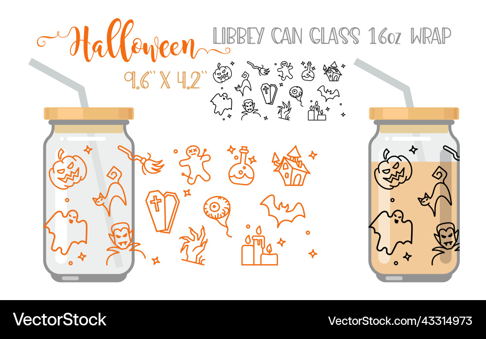 Printable full wrap for libby class can a pattern Printable full wrap for libby class can a pattern Vector Image