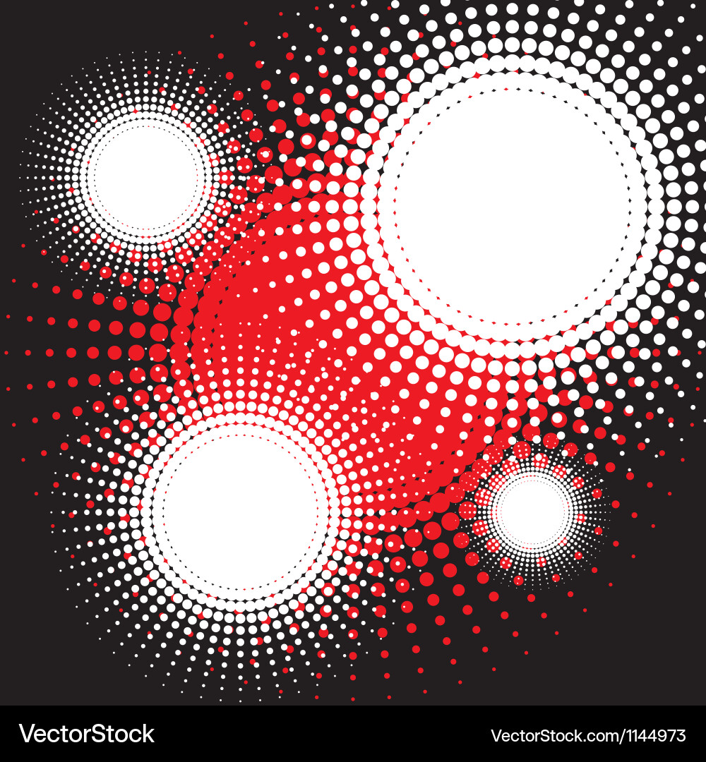 Retro Halftone Pattern vector image