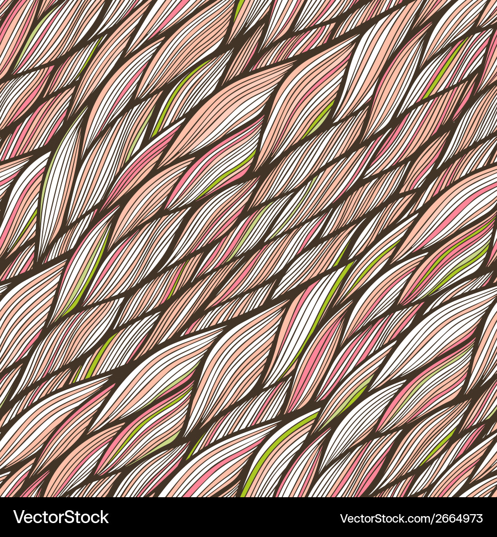Seamless pattern with colorful hand drawn abstract vector image
