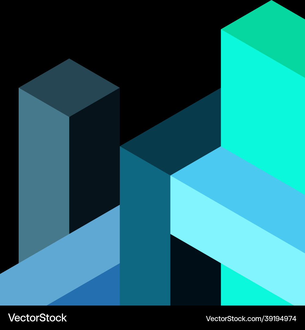 Abstract background 3d cubes cubic elements Abstract background 3d cubes cubic elements vector image