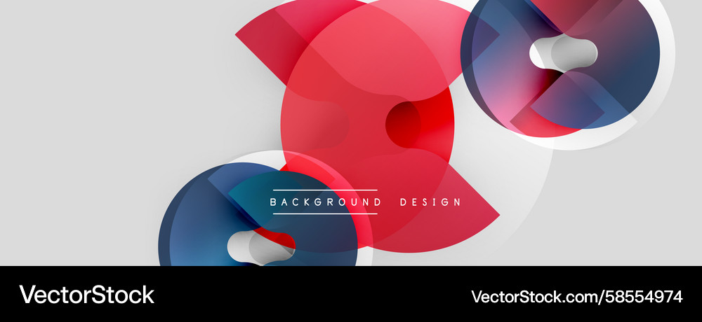 Abstract geometric shapes overlap creating Abstract geometric shapes overlap creating Vector Image