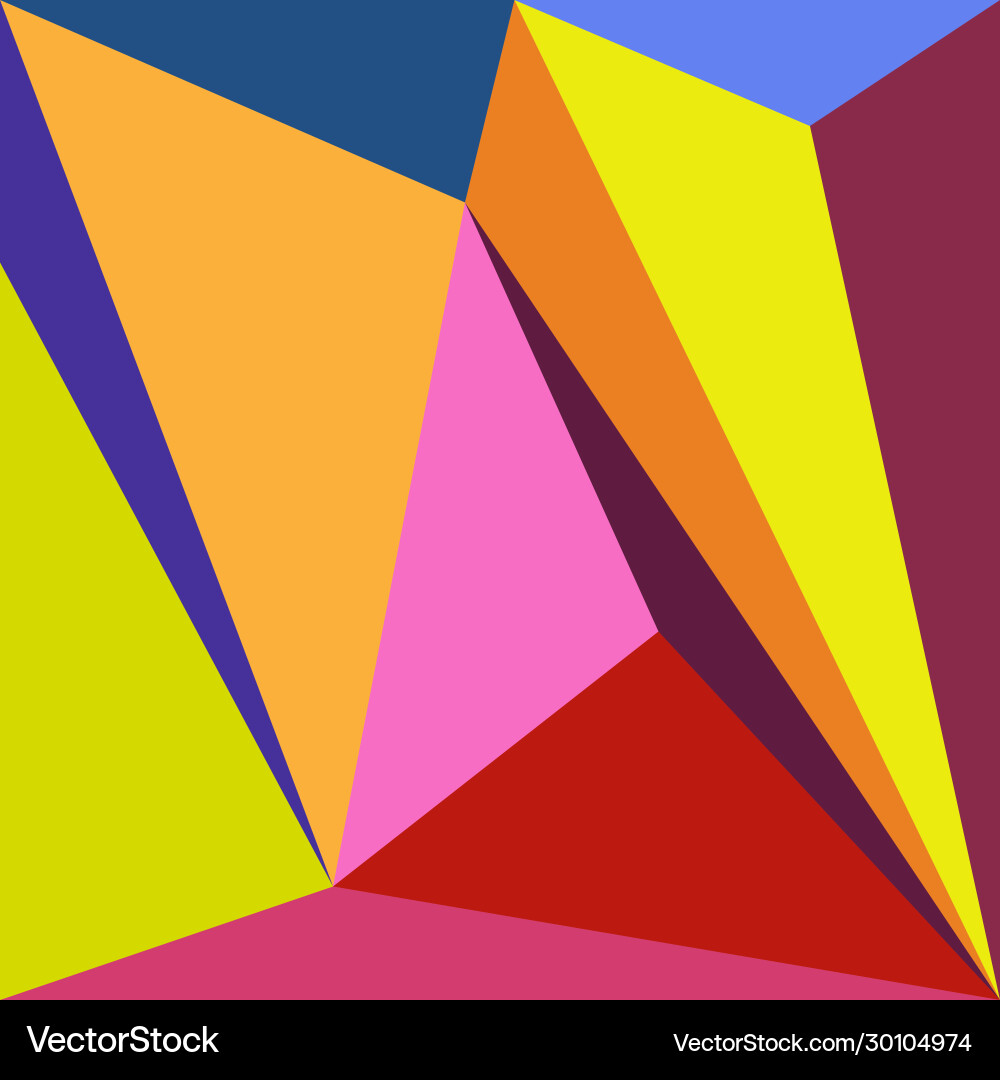 Abstract pattern geometric triangle mosaic Abstract pattern geometric triangle mosaic Vector Image