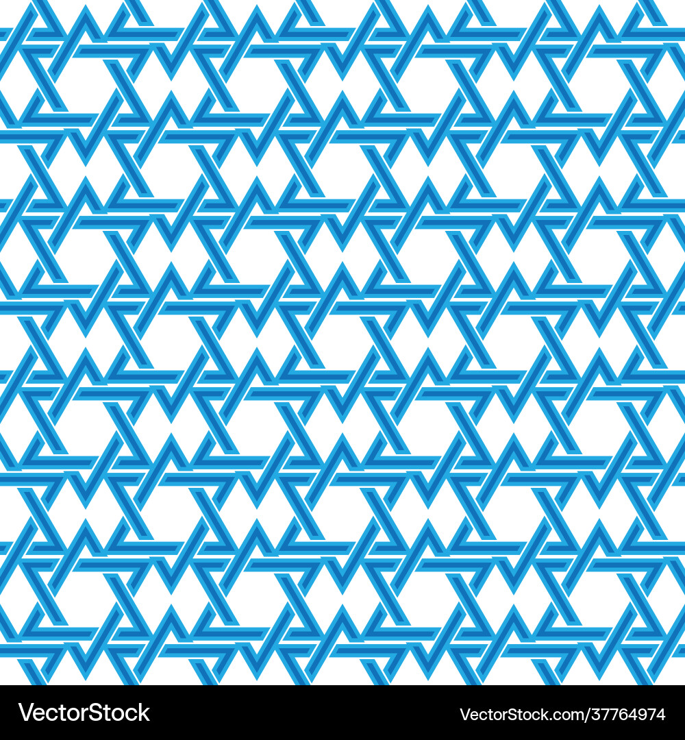 Seamless color pattern interlocking triangles Seamless color pattern interlocking triangles vector image
