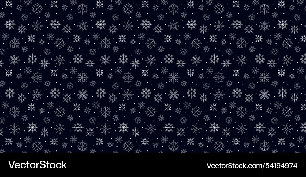Seamless pattern with snowflakes Seamless pattern with snowflakes Vector Image