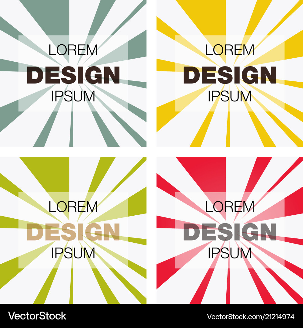Set of abstract background texture design bright Set of abstract background texture design bright vector image
