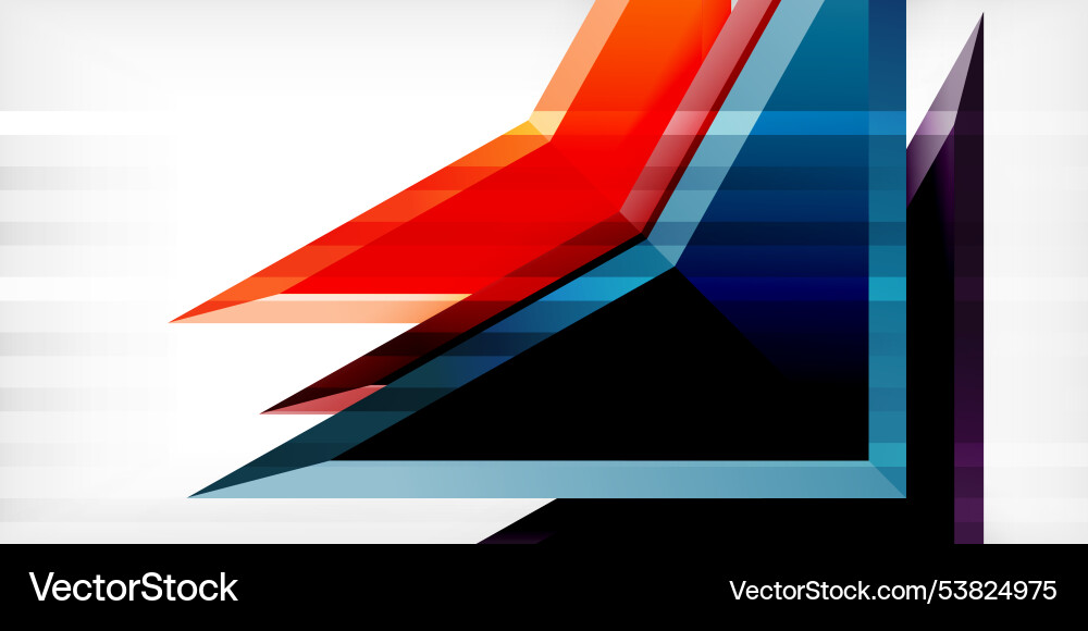 Abstract background color triangles and arrows Abstract background color triangles and arrows Vector Image