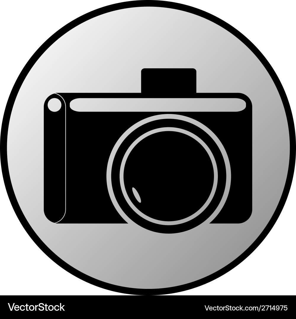 Camera button Vector Image