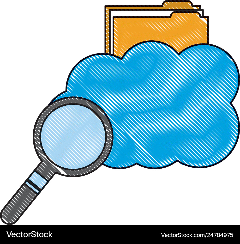Cloud Computing Speicherordner Dateisuche Cloud Computing Speicherordner Dateisuche vektorbild