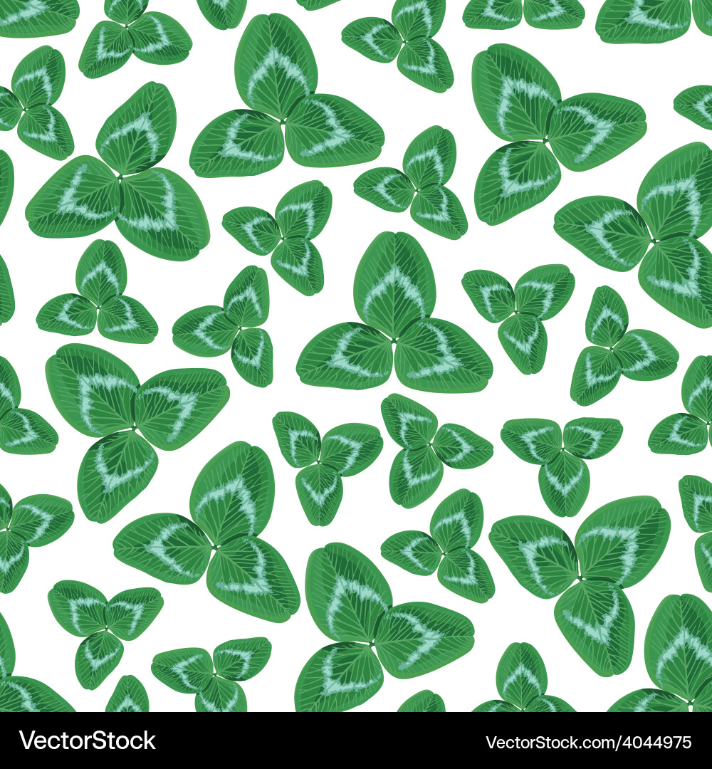 Clover Leaf Pattern vector image