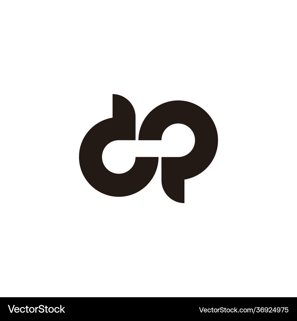 Elegant Loop Logo - Simple Curve vector image