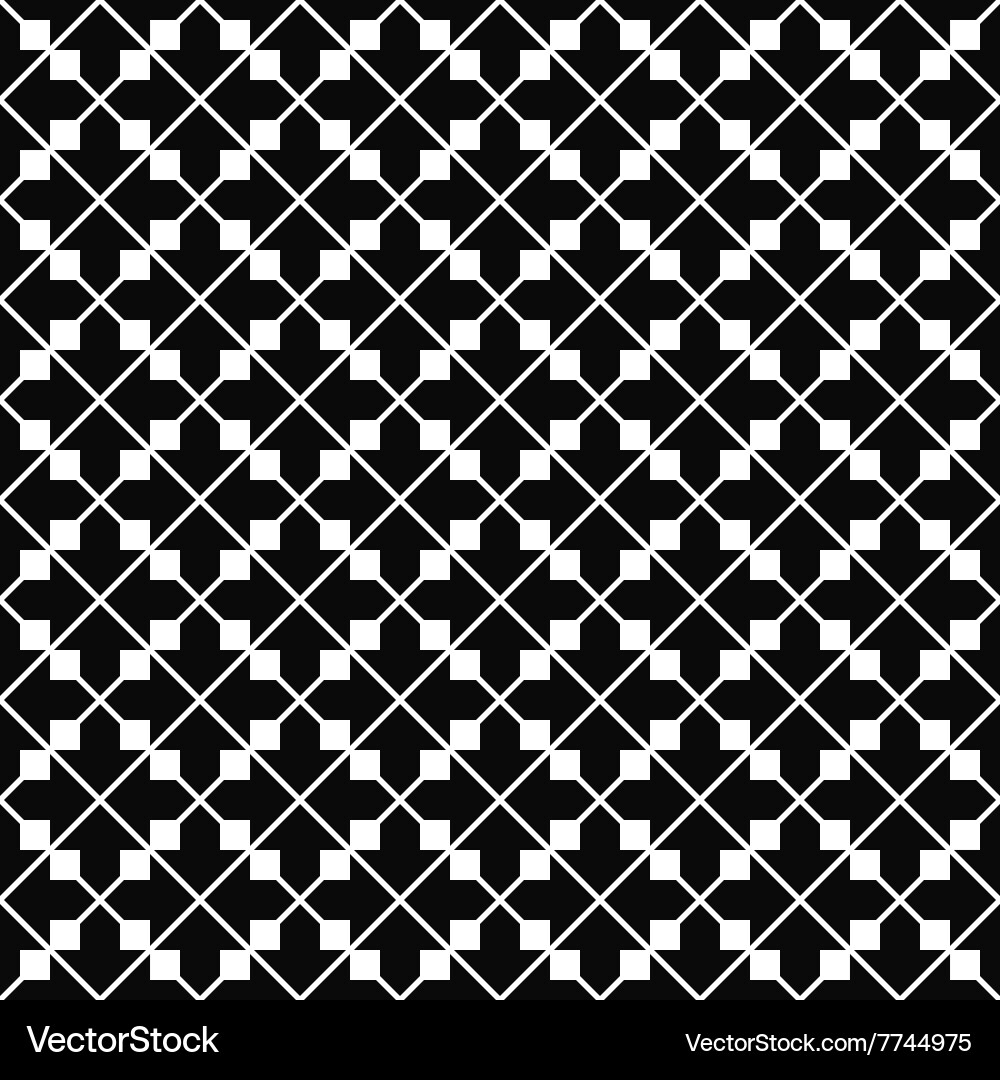 Monochromatic repeating arrow pattern design vector image