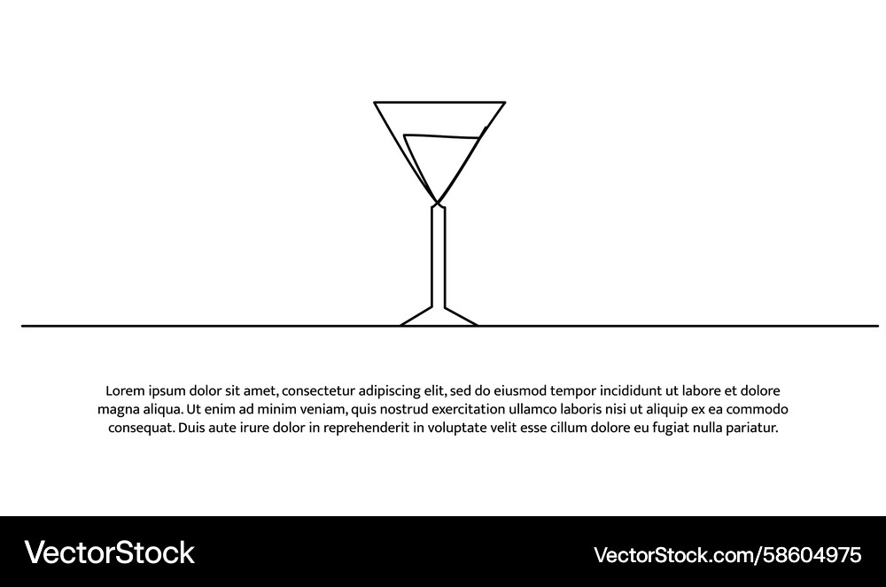 One line of juice abstract minimal continuous One line of juice abstract minimal continuous Vector Image