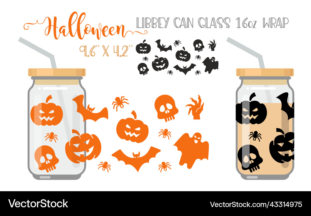Printable full wrap for libby class can a pattern Printable full wrap for libby class can a pattern vector image