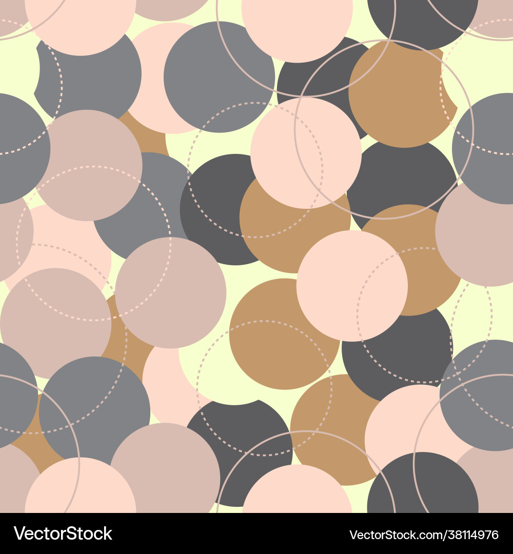 Abstract seamless pattern with colored circles Abstract seamless pattern with colored circles Vector Image