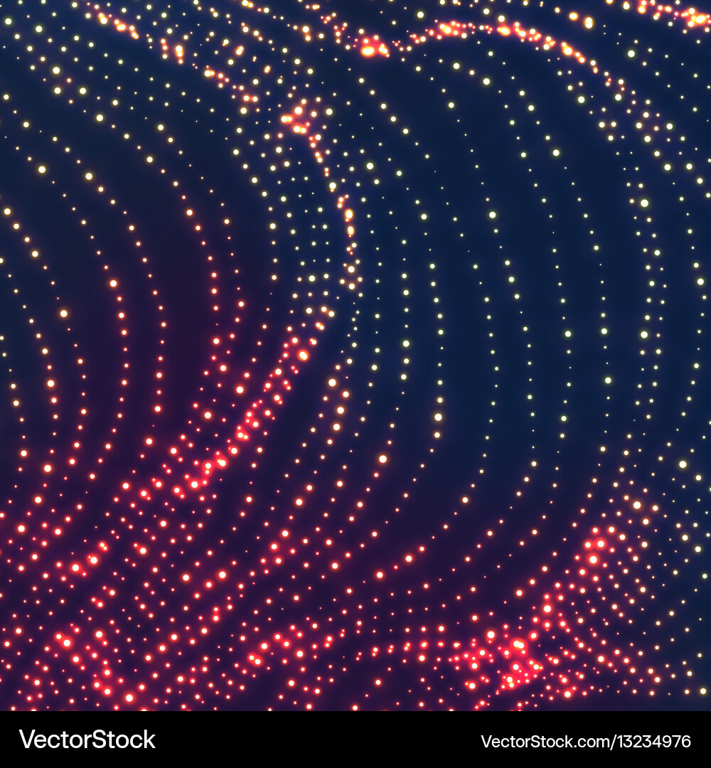 Dynamic Ripple Grid Background Vector Image