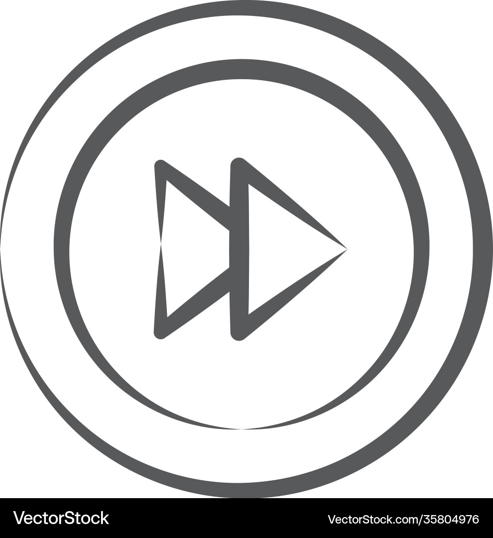 Fast forward Vector Image