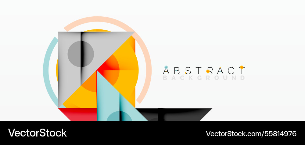 Geometric abstract design with layered triangles Geometric abstract design with layered triangles Vector Image