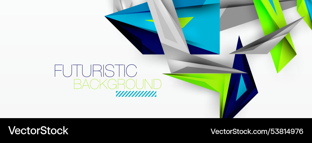 Minimal geometric abstract background low poly Minimal geometric abstract background low poly Vector Image