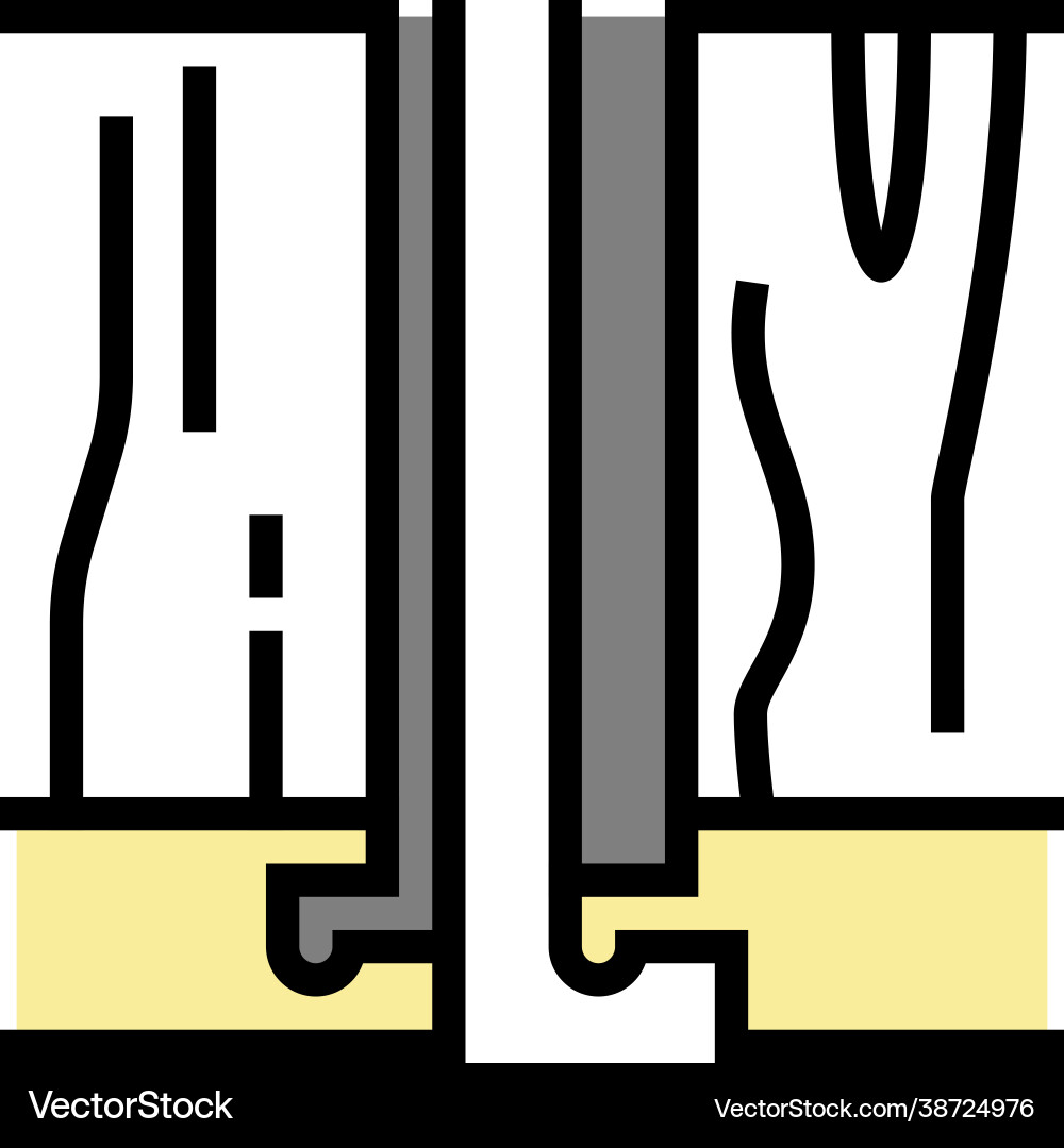 Modular floor puzzle color icon Vector Image