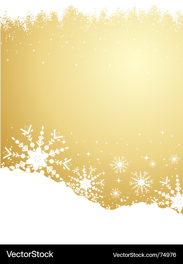 Snowflake Winter Background Vector Image