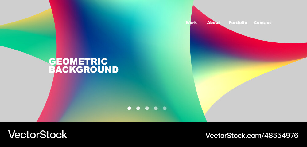 Trendy simple circle gradient abstract background Vector Image