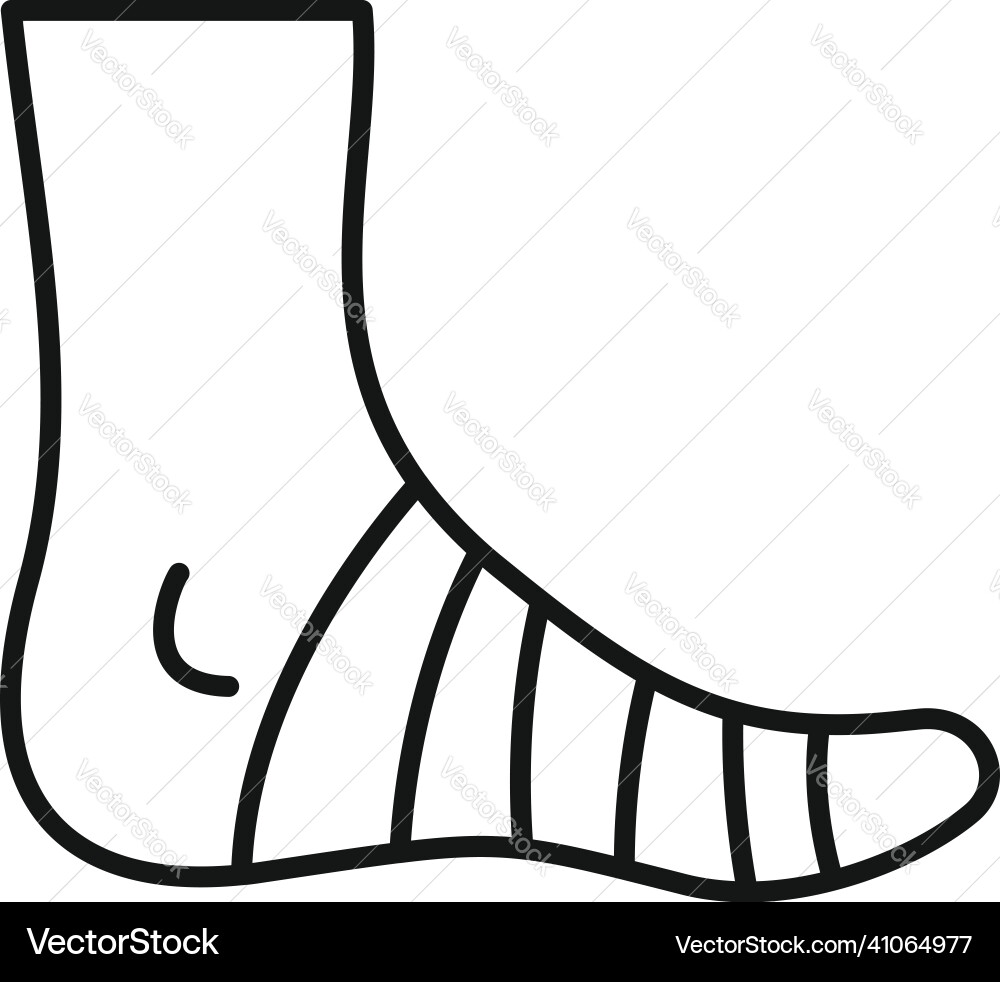 Band-Finger-Icon Umriss Unfall Band-Finger-Icon Umriss Unfall vektorbild