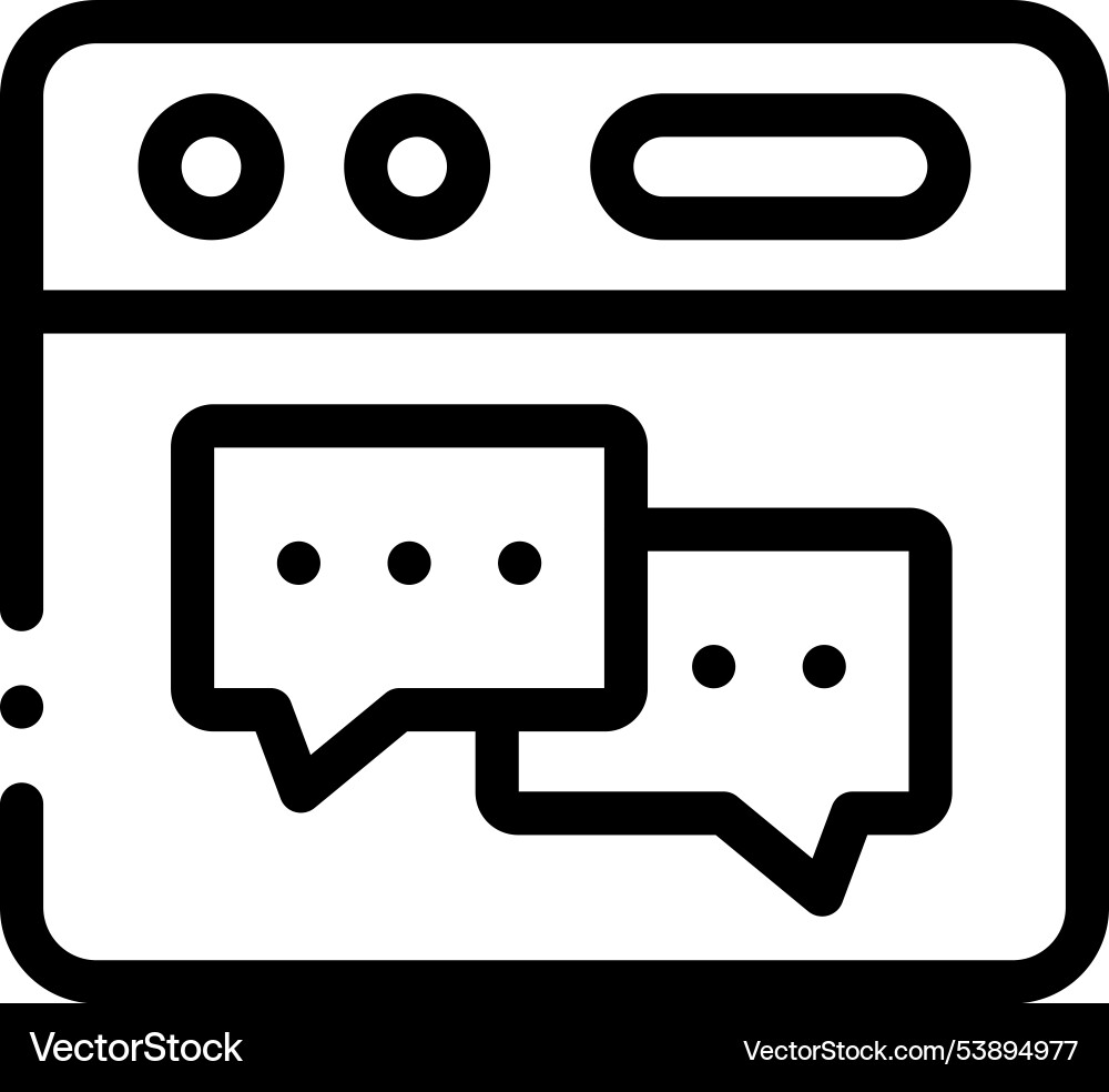 Forward icon thin linear style design isolated Forward icon thin linear style design isolated vector image