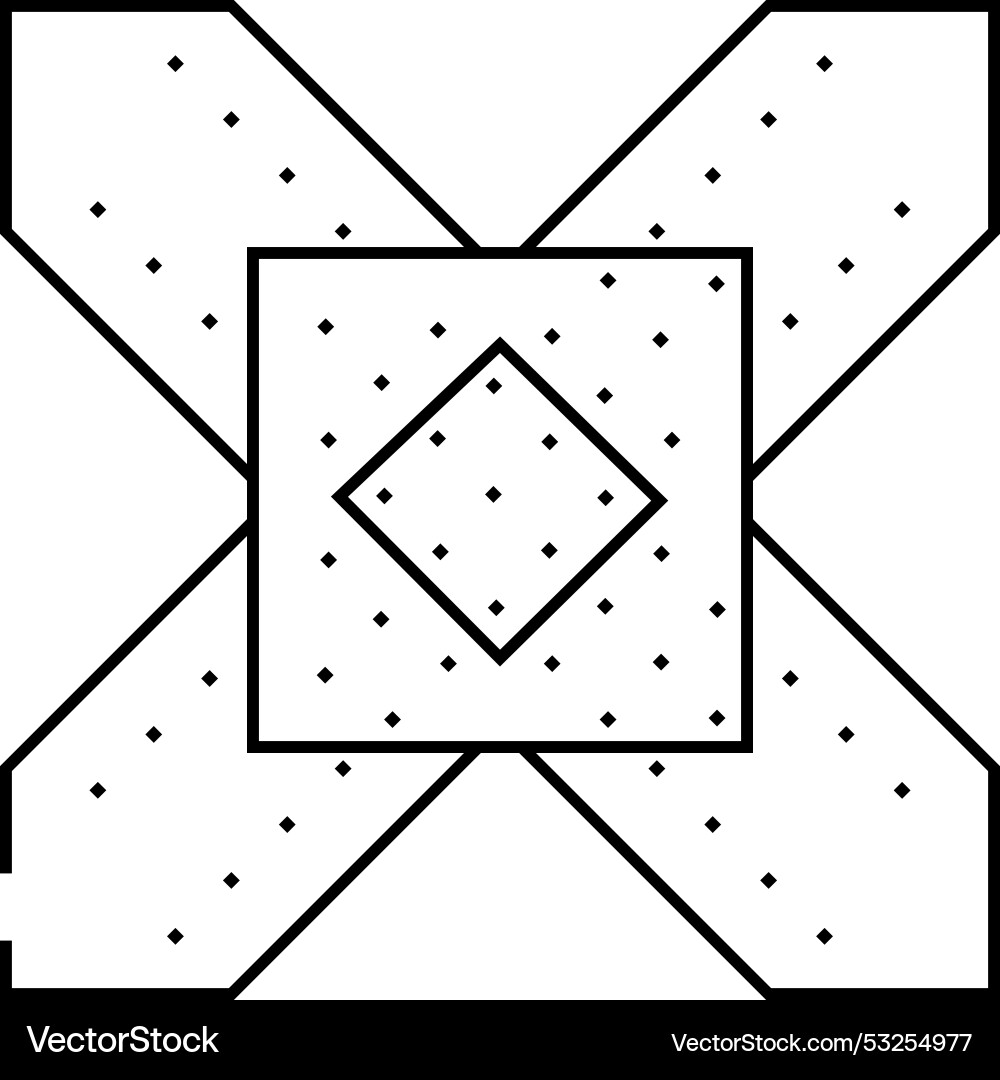 Metal structure building part line icon Metal structure building part line icon vector image