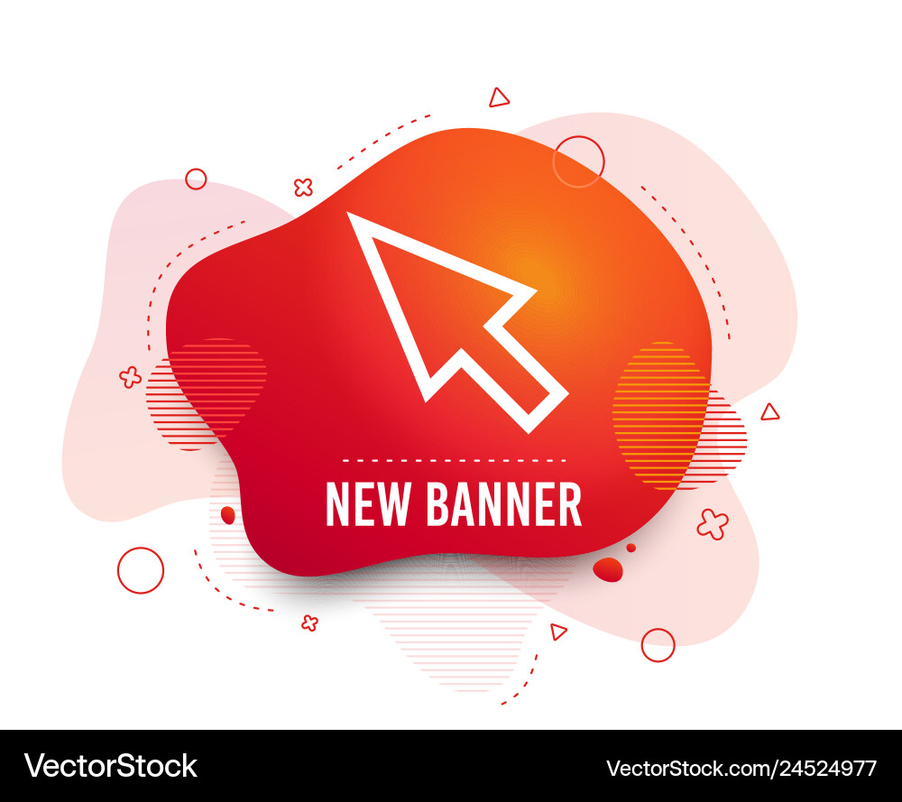 Mouse cursor sign icon pointer symbol vector image