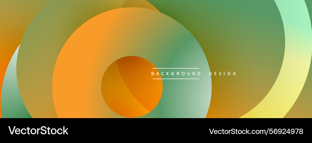 Abstract fluid shapes overlap creating vibrant Abstract fluid shapes overlap creating vibrant vector image