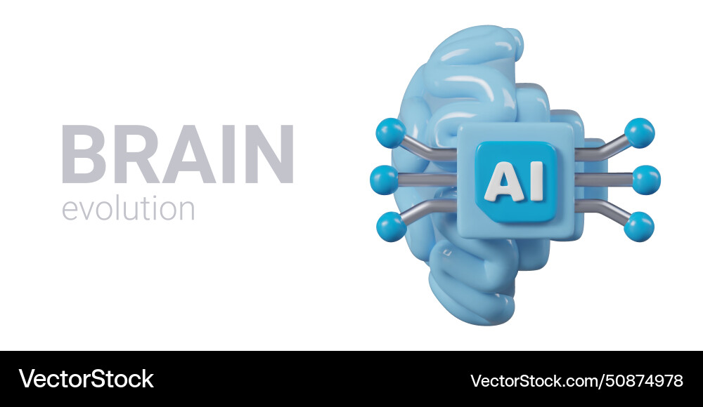 Brain evolution concept intelligence development Brain evolution concept intelligence development vector image
