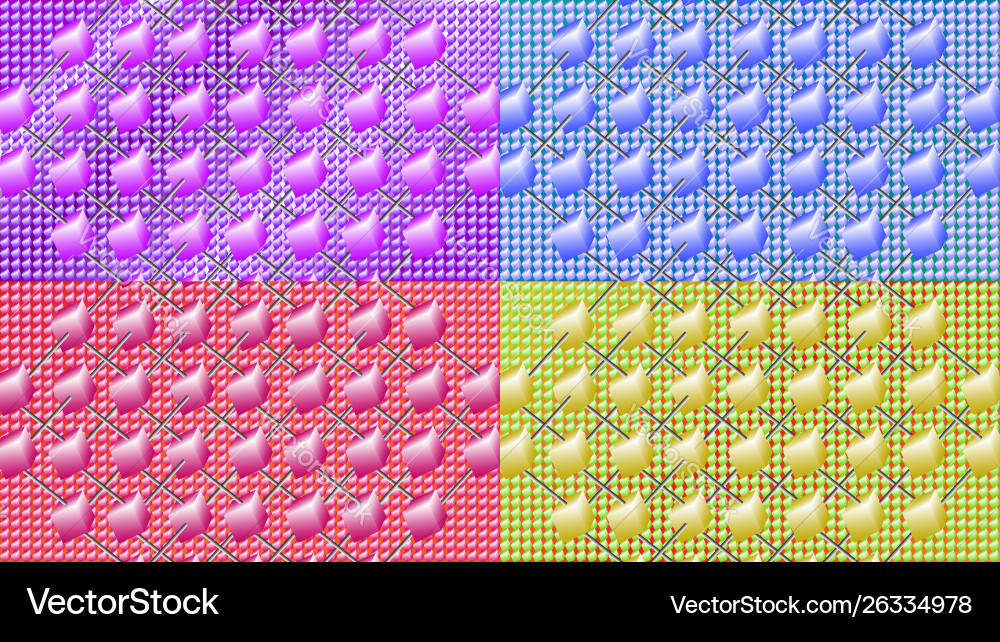 Cubic multicolored abstract background vector image
